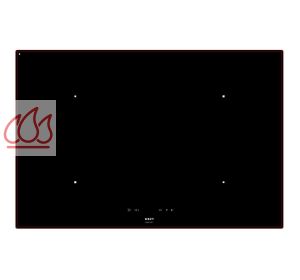 Plaque de cuisson induction encastrable noire 80cm "Induction Comfort" 4 foyers NOVY
