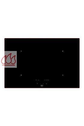 Plaque de cuisson induction encastrable noire 80cm Induction Comfort 4 foyers + fonction InTouch