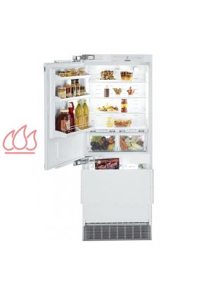 Réfrigérateur combiné blanc de 380L encastrable