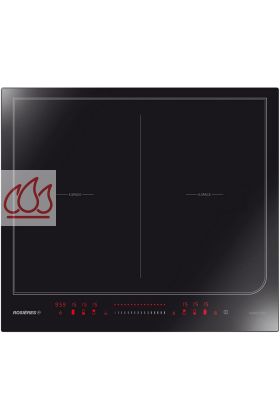 Table de cuisson induction 60cm encastrable noire double-zone E-space