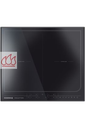 Table de cuisson induction 60cm encastrable noire 4 foyers ou 2 zones e-space