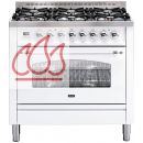 Piano de cuisson 90cm avec 1 four + Table de cuisson personnalisable avec tiroir EC-ILV209
