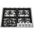 Plaque de cuisson encastrable inox 60cm "Professional Plus" 4 foyers gaz