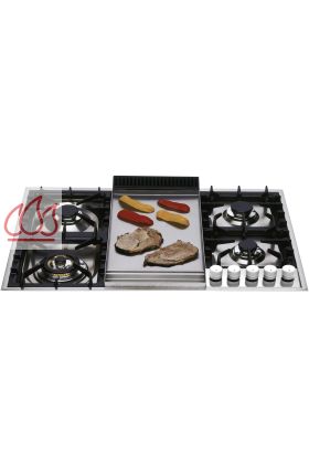 Plaque de cuisson encastrable inox 90cm 