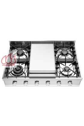 Plaque de cuisson pose libre inox 90cm 