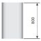Extension de 800mm pour les hottes en Inox ILVE 