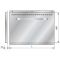 Crédence inox 70cm avec porte ustensiles
