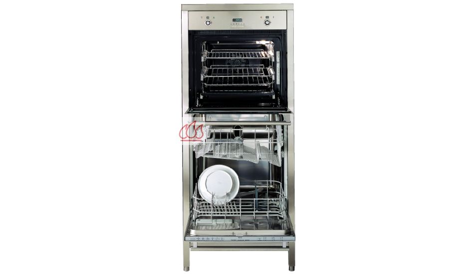 Colonne inox 69cm avec four et lavevaiselle inclus ILVE, ECILV1613 Mon Espace Cuisson