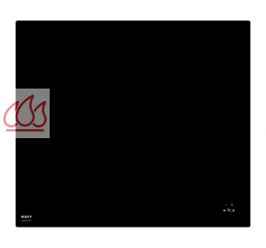 Plaque de cuisson induction encastrable noire 65cm "Induction Pro" 4 foyers dont 1 flexi-zone + fonction InTouch NOVY