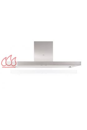 Hotte îlot central inox 100cm Flatline avec éclairage LED et moteur intégré