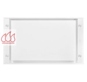 Hotte de plafond blanche 90cm "Pureline" avec éclairage LED et moteur dissociable orientable NOVY