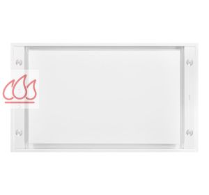 Hotte de plafond blanche 90cm "Pureline" sans moteur avec éclairage LED NOVY