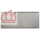 Hotte de plafond inox 120cm 