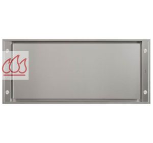 Hotte de plafond inox 120cm "Pureline" sans moteur avec éclairage LED NOVY