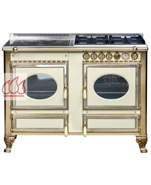 Piano de cuisson 90cm E-Cooker 1 four électrique catalyse / 5 foyers gaz  Noir - GLEM Réf.