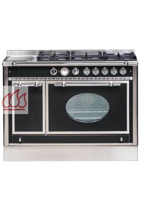 Piano de cuisson, gaz et électrique 120cm Country avec 1 four et une plaque de cuisson personnalisable