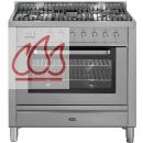 Piano de cuisson inox 90cm avec 1 four grande capacité + table de cuisson personnalisable EC-ILV254