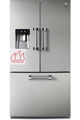 Combiné froid multi-portes 90cm Ascot 536L pose libre