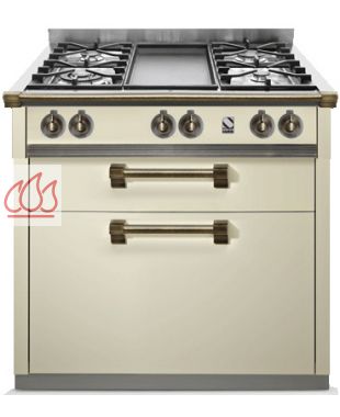 Module de cuisine plaque de cuisson 90cm "Ascot" sans four avec 2 tiroirs STEEL