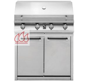 Module de cuisson "Genesi" 4 brûleurs 90cm STEEL