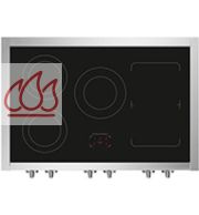 Plaque de cuisson induction pose libre 90cm "Genesi"  5 zones dont 2 flex inductions STEEL CUCINE