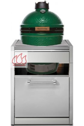 Module de cuisine 70cm "Genesi Outdoor" préparé pour le logement du Kamado Big Green Egg medium size (non inclus)