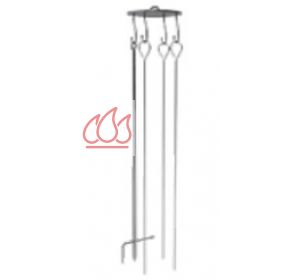 Broche verticale tourniquet 4 brochettes MOLTENI