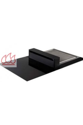 Plaque de cuisson induction avec hotte intégrée Novy up 87cm avec 1 domino induction 2 zones de cuisson Power et 1 domino Teppanyaki