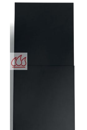 Prolongateur de cheminée pour hottes murales "Vision Full black" (Pour hauteur de hotte max. 1,39m)