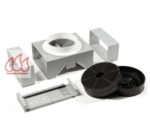 Kit recyclage avec cassettes &agrave; charbon actif jetables pour hottes &quot;Salsa&quot; NOVY