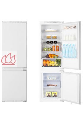 Réfrigérateur combiné blanc de 246L intégrable