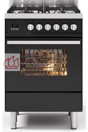 Cuisinière 60cm Pro Line avec 1 four et une plaque de cuisson 4 foyers gaz 