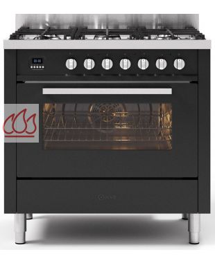 Piano de cuisson 90cm "Pro Line" avec 1 four et une plaque de cuisson personnalisable ILVE