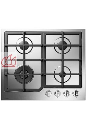 Plaque de cuisson encastrable inox 60cm Pro Line 4 foyers gaz