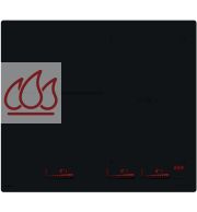 Plaque de cuisson induction 60cm noir mat 3 foyers encastrable AIRLUX