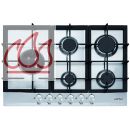 Plaque de cuisson gaz 75cm inox 5 foyers encastrable  EC-AIR327