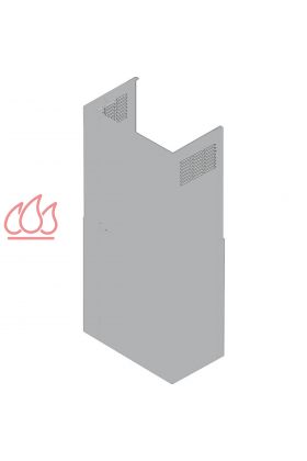 Rallonge de cheminée inox hauteur 98cm pour la hotte EC-AIR426