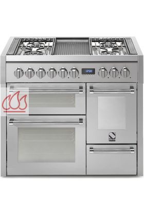 Piano de cuisson Genesi 100cm avec 3 fours et une plaque de cuisson personnalisable