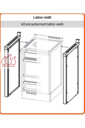 Kit encastrement J. CORRADI finition INOX