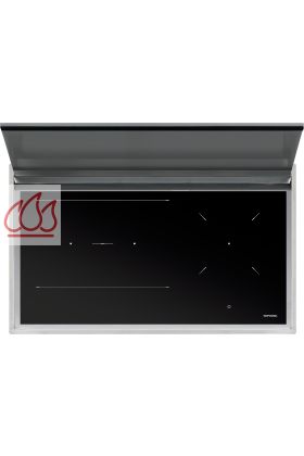 Table de cuisson Lab Cover à induction 90cm 3 zones Touch - Inox
