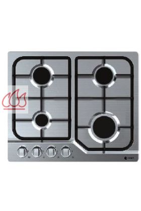 Table gaz pour 4 foyers Inox