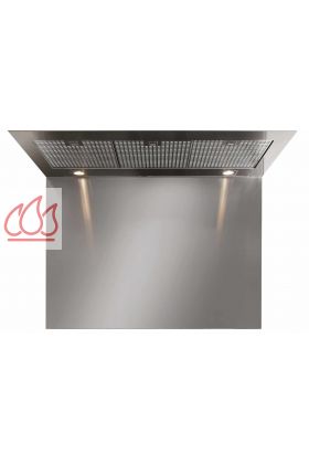 Crédence en inox pour hottes Genesi et Enfasi H75*L100cm