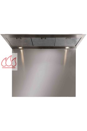 Crédence en inox pour hottes Genesi et Enfasi H75*L90cm