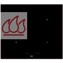 Plaque de cuisson induction encastrable noire 65cm 