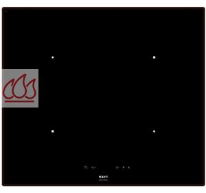 Plaque de cuisson induction encastrable noire 65cm "Induction Comfort" 4 foyers NOVY