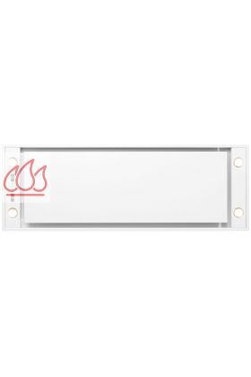 Groupe encastrable blanc 90cm Pureline avec éclairage LED et moteur intégré orientable (dissociable en option)