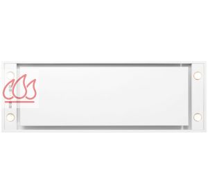 Groupe encastrable blanc 90cm "Pureline" avec éclairage LED et moteur intégré orientable (dissociable en option) NOVY