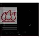 Plaque de cuisson induction encastrable noire 65cm 