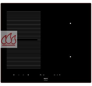 Plaque de cuisson induction encastrable noire 65cm "Induction Power" 4 foyers dont 1 flexi-zone + fonction InTouch NOVY