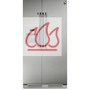 Réfrigérateur Américain 90cm "Ascot" 603L encastrable EC-STE1104